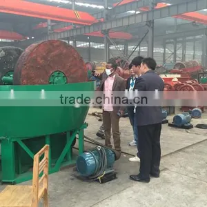 Wet Pan Mill / Small Silver Refining Machine / China Gold Pan Mill thumbnail-6