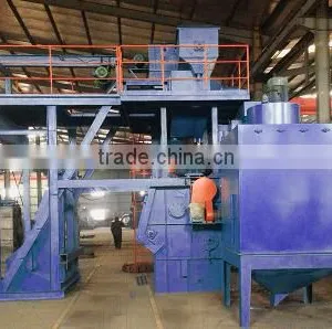 QR3210 Automatic Loading System Tumble Belt Shot Blast Cleaning Machine thumbnail-2