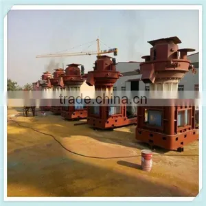 CSPM 2016 New Hot Sale Ring Die Biomass Wood Pellet Processing Machine With Auto Lubrication System thumbnail-2