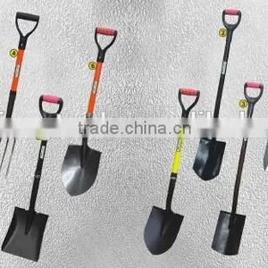 2015 the Direct Factory Sale Various Styles Farming Snow Carbon Steel Shovel With Fiberglass and Wood Handle thumbnail-1