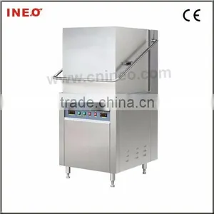 High Efficiency Hood Type Hotel Industrial Dishwasher/Commercial Dishwasher Price thumbnail-2