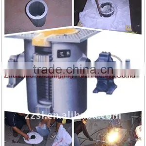 Medium Frequency Aluminum/Aluminum Scrap/Aluminum Alloy Melting Furnace thumbnail-1
