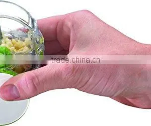 Stainless Steel Wheel Garlic Zoom Garlic Crusher Peeler Mincer Stirrer Presser Slicer thumbnail-5