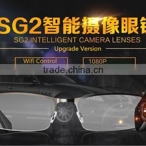 Intelligent Wifi 1080P Full HD Camera Shooting Video Recording 2 In 1 Eyewear Glasses thumbnail-2