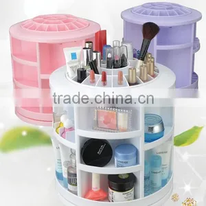 360 Degree Rotate Cosmetic Storage Box thumbnail-3
