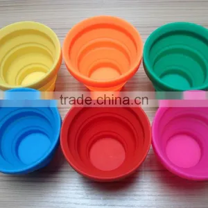 Promotional Gifts Tourism Convenient Silicone Folding Cup thumbnail-1