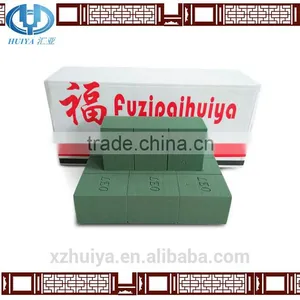 Hebei Huiya Dark Green Floral Foam Brick With 22.5*10.5*7.5cm for Flower Decoration thumbnail-6
