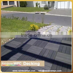The Factory Wholesale Wpc Outdoor Flooring Surface With Groove and Woodgrain thumbnail-2