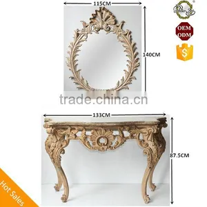 French Furniture Wholesale Console Desk Set For Living Room Decoration thumbnail-1