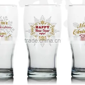 8oz 9oz 10oz 12oz 15oz Christmas Snow Deer Bird Glass Mug Water Glass Cup Set Drinking Cup Set for Promotion thumbnail-4