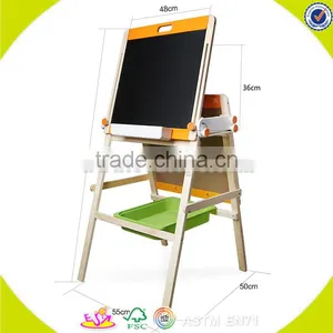 Wholesale High Quality Wooden Small Blackboard Fashion Kids Wooden Small Blackboard W12B058 thumbnail-5