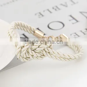 Handmade Infinity Knot Bracelet Nautical Bracelet Rope Bracelet thumbnail-4