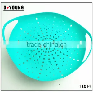 11214 Silicone Fruit Vegetable Steamer Basket thumbnail-1