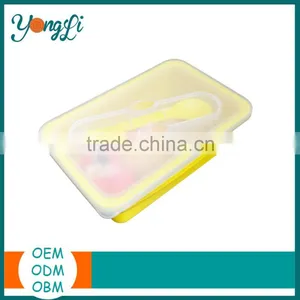 Silicone Collapsible Travel Indian Lunch Box thumbnail-3