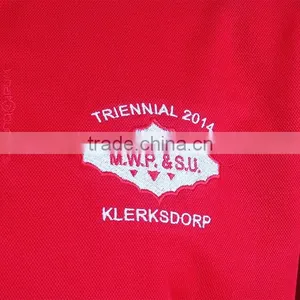 High Quality Men's Cool Customized Designs and Brands Factory Plain Dyed Red Polo Shirt thumbnail-3