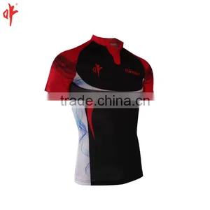 Black Custom Summer Rugby Uniforms,Fitness Training Football Team Jerseys,Smock Shirts thumbnail-3