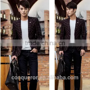 Grid Window Pane Man Suit.BSPL0634 thumbnail-3