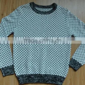 High Quality 2017 Spring Mens Jumper Pullover Knitwear Merino Wool Cashmere Sweater Men(BKNM08) thumbnail-1