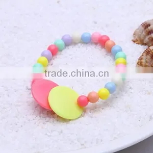 Zm35069a Fashion Jewelry Plastic Bead Necklace and Bracelet Set Accessories for Kids thumbnail-2