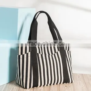 Zm50111b Europe Fashion Lady Handbag Single Shoulder New Style Women Canvas Bag thumbnail-1