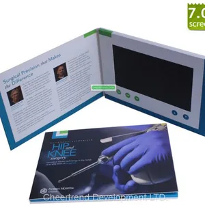 2017 Newest Design Video Postcard,Video Mailer,LCD Video Brochure Card thumbnail-1