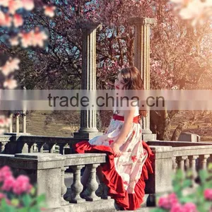 Long Maxi Dress Roses Vintage Dresses For Girls Of 10 Years Old Girls Party Dresses thumbnail-4