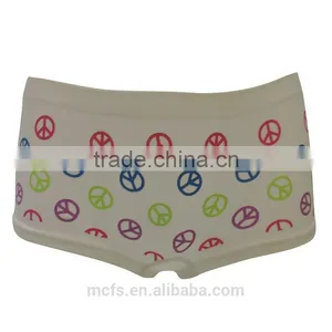 Wholesale Funny Printing Ladies Lingerie Seamless Women Boyshorts Underwear Soft Ladies Boxers thumbnail-1