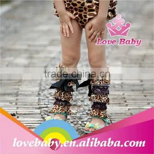 Wholesale Fashion Sexy Leopard Satin Kids Leg Warmers thumbnail-1