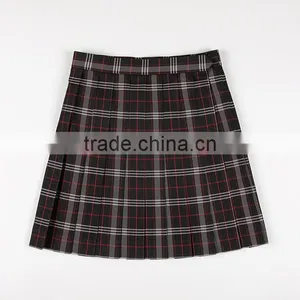 China Supplier Kids School Uniforms Nice School Uniform Patterns Pleated School Skirts thumbnail-1