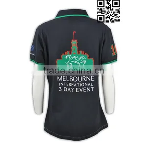 BSCI/ ISO 9001 Factory Wholesale Softtextile Cotton Ladies Women Polo Shirt thumbnail-4