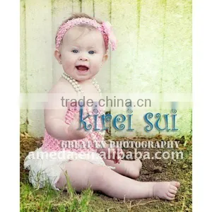 Kids Baby Girls White Lace Petti Panties Bloomers Underwear thumbnail-1