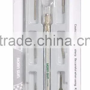 Premium Aluminum Handle Art Craft Hobby Knife thumbnail-3