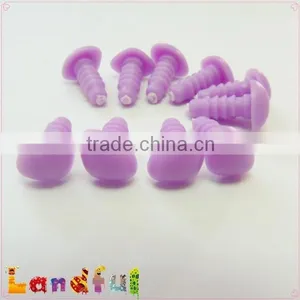 10mm Lavender Plastic Nose Triangle Nose Plush Stuffed Toy Nose thumbnail-3