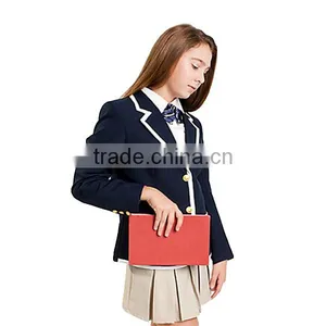 Custom 100%Polyester School Uniforms Navy Blazers thumbnail-1
