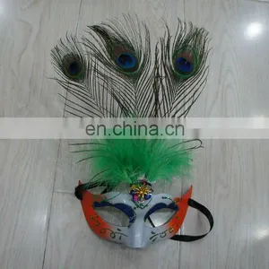 TZ-B41-1 Peacock Feather Venice Carnival Mask For Kids/Adults thumbnail-1