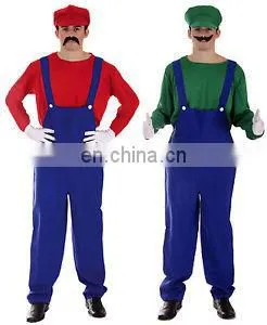 Hot Sale Party Carnival Adult Men Super Mario Bros Costumes AGM2000 thumbnail-1