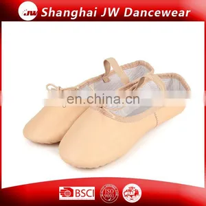 Cow Leather Ballet Dance Slipper thumbnail-2