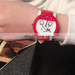 Top Quality Fashion Diamond Leather Quartz Analog Watch Bicycle Watch Children Students Wrist Watch thumbnail-6
