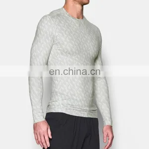 Fashion Crew Neck New Design Printing Dry Fit Compression thumbnail-2