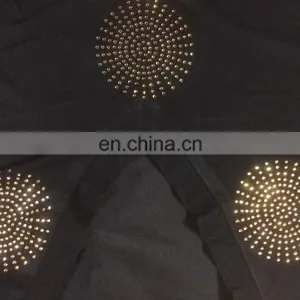 Lycra(Stretchable) Burkha With Golden Diamond Stone Work Embroidery For Casual Wear Islamic Style Embroidery Burkha(dubai Abaya) thumbnail-5