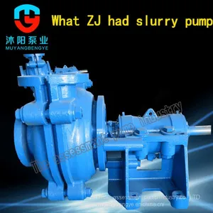 50 Type What zj Had Horizontal Slurry Pump Pumping Sand Pump, High-lift Pump Suction Sand Abrasion Resistant Corrosion thumbnail-1