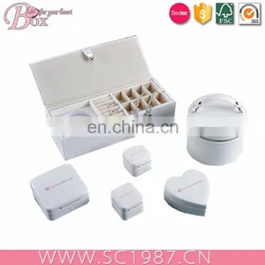 Pure White Unique Jewelry Gift Boxes Multifunction Boxes thumbnail-1