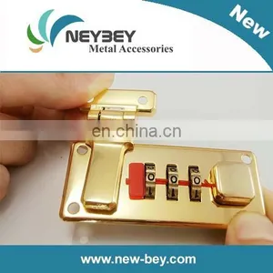 High Quality Metal Box Combination Lock BL901 in Shing Gold thumbnail-1