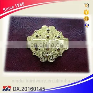 Metal Planted PU Leather Patch for Clothing thumbnail-6