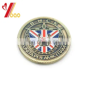Custom Design Metal Coins Plated Gold With Gift Box thumbnail-5