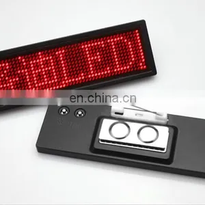 Custom Logo Magnetic Name Badge, Led Badge, Led Pin Badge thumbnail-2