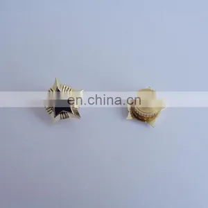 3D Star Shape Metal Lapel Pin With Screw And Plus thumbnail-2