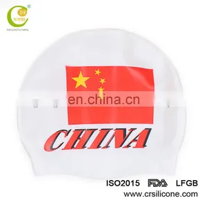 Customized Logo 100% Silicone Swimming Cap With Adult and Kid Size thumbnail-3