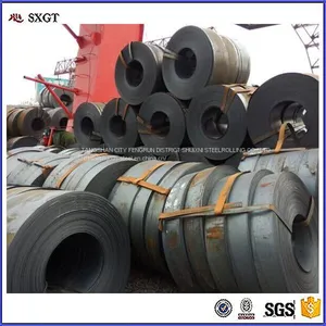 Factory Cutting Hot Rolled Carbon Metal Mild Steel Strip in Coils thumbnail-1