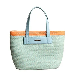 Multi Color Braid Paper Tote Bag thumbnail-1